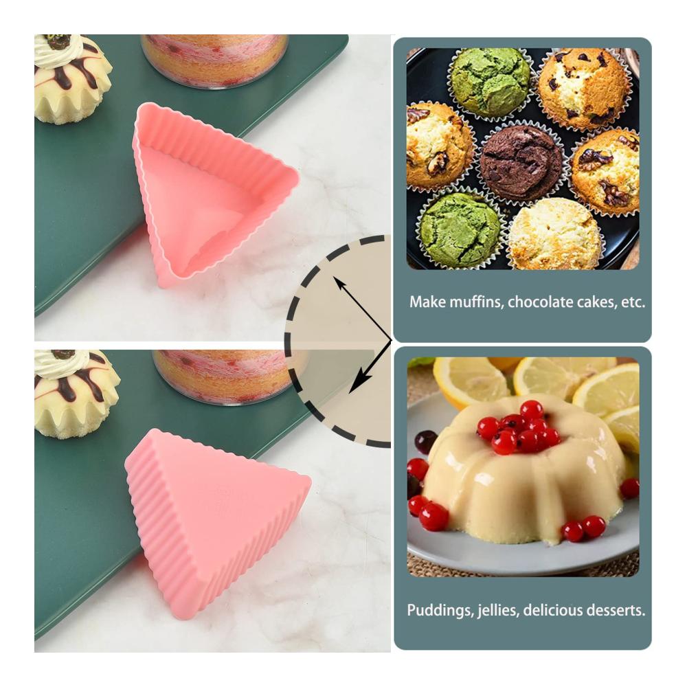 Backen Sie mit Stil! 18Pcs Silikon Cupcake Formen Set - Premium Cupcake Silikon Backbecher - Silikon Muffin Formen für Kuchen Cupcakes Pudding - Wiederverwendbare Backformen für ultimativen Backspaß