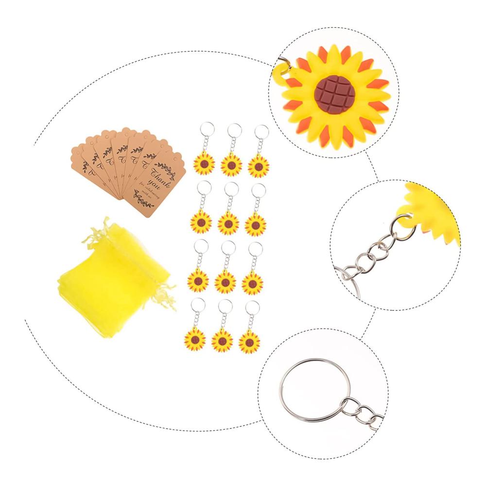 Entzückende Gastgeschenke 30 Sonnenblumen Schlüsselanhänger für Hochzeit Taufe & Sommerpartys - Charmante Glücksbringer & stilvolle Dekoaccessoires. Perfektes Geschenk für Geburtstage