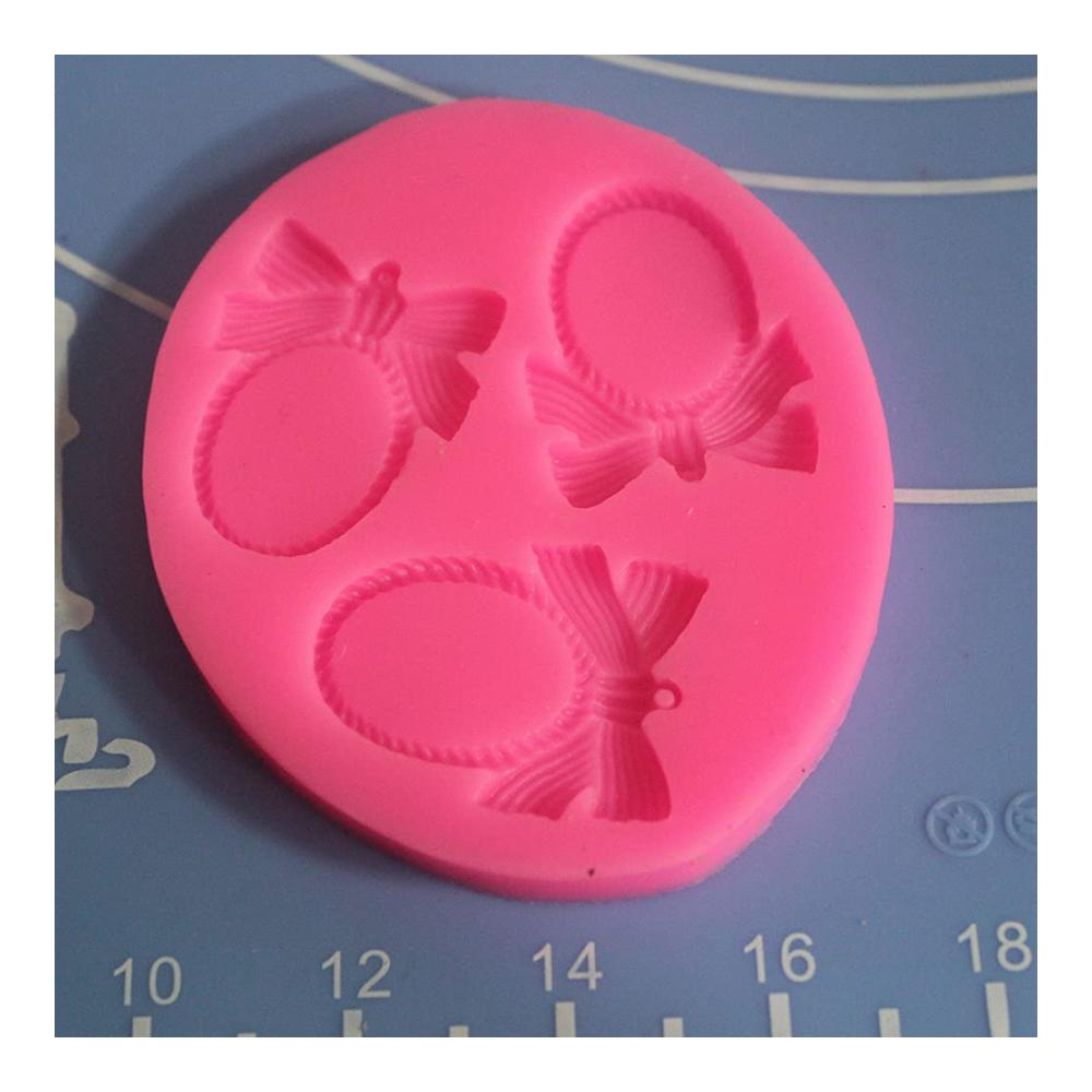 Formen für Fondant Zucker & mehr – Silikon Backwerkzeug für Kuchen Süßigkeiten Schmuck & Seife – 3-teiliges Modellierwerkzeug-Set