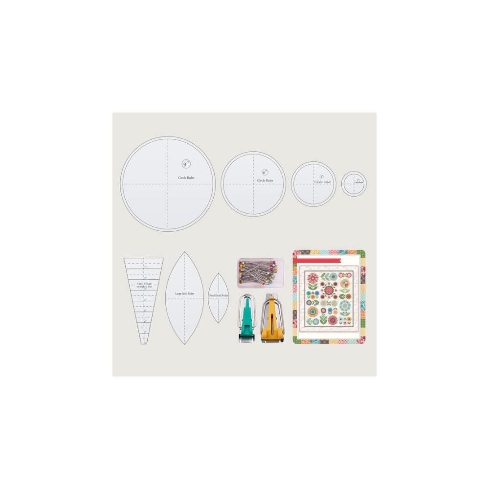 Entdecken Sie kreative Vielfalt! Sonnenblume Quilt Vorlage Set - Perfekt für DIY Acryl Quilting. Schneiden Sie mühelos Nähmuster mit diesem hochwertigen Vorlagen-Set. Ideales Zuhause für Kunsthandwerk und Nähen. Erwecken Sie Ihre künstlerische