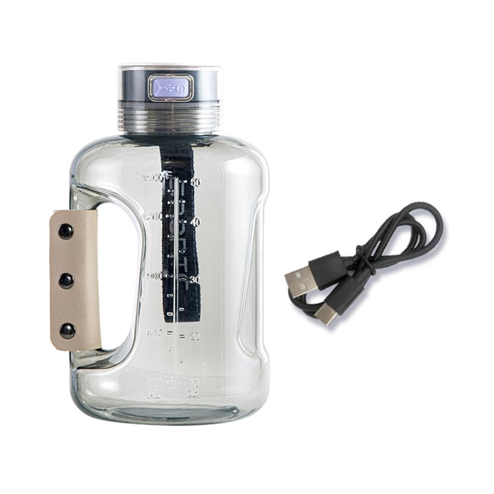 Tragbare Wasserstoff-Wassergenerator-Filterflasche 1500 ml Weiße Wasserstoff-Sauerstoff-Trennflasche für Fitness Reisen und Training. Genießen Sie gesundes Wasser unterwegs