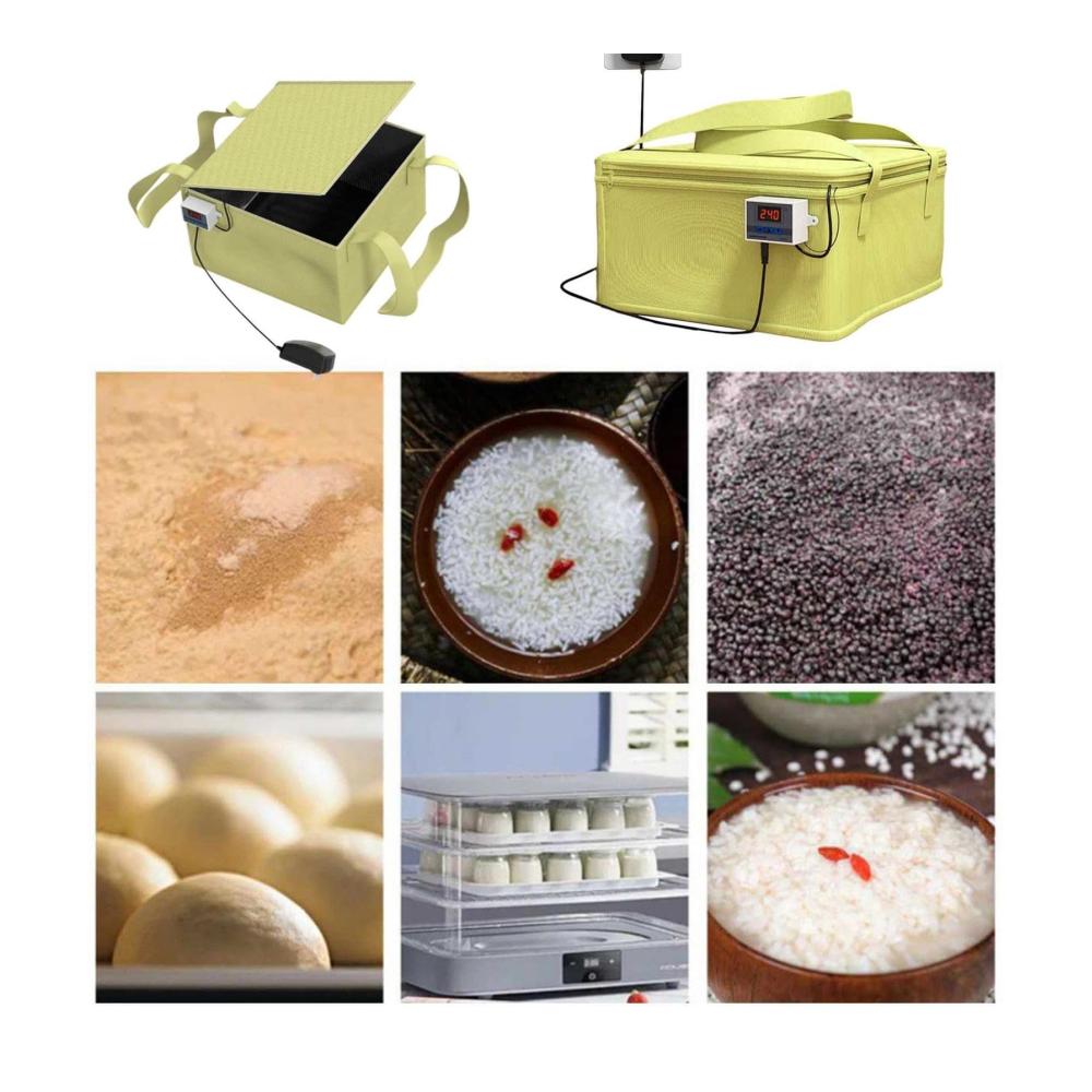 Professionelles Gärkörbchen mit Temperaturkontrolle für perfektes Backen und Fermentieren - Idealer Brot- und Joghurthersteller mit Niedrigtemperatur-Heizung