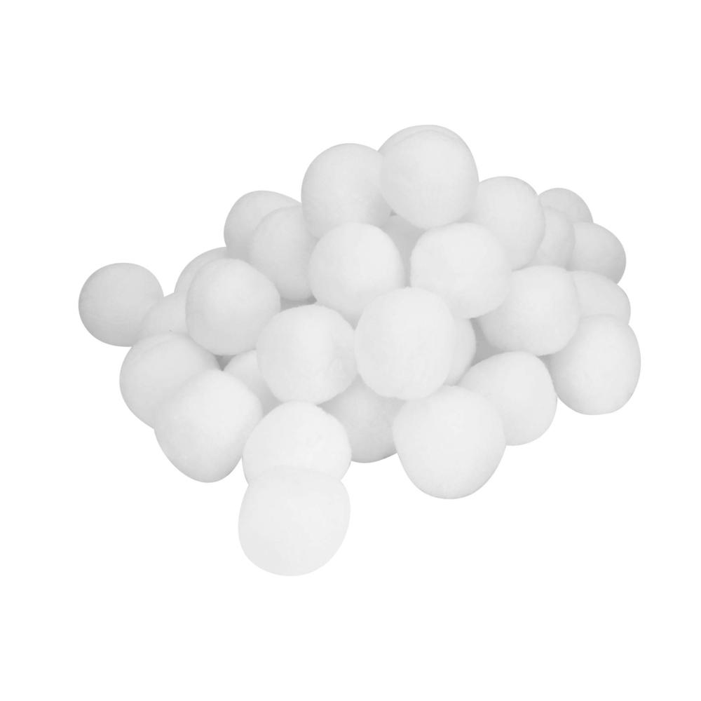 Premium Kunstschnee 50 weiße Schneebälle 7 cm groß - Perfekt für Weihnachtsdeko & Schneeballschlachten drinnen & draußen - Winterzauber für Ihr Zuhause