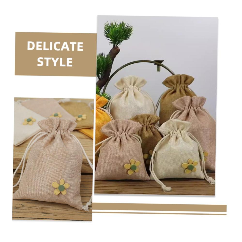 Entdecken Sie die Magie der Sinne 8er Set Duftsäckchen mit Kordelzug für die Garderobe - Nachfüllbares Lavendelsäckchen Gewürze Sachet-Behälter leere Tasche für individuellen Duftzauber - Lavendelsack Pulver Stoff - Klein und einfach betörend