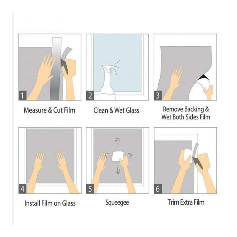 Dekorative Fensterfolie Selbsthaftend Blickdicht mit Sonnenaufgangsmotiv - Sichtschutzfolie Meer und Sonne - Milchglas-Aufkleber für Zuhause - Selbstklebender Fensteraufkleber Dekoration - 60x