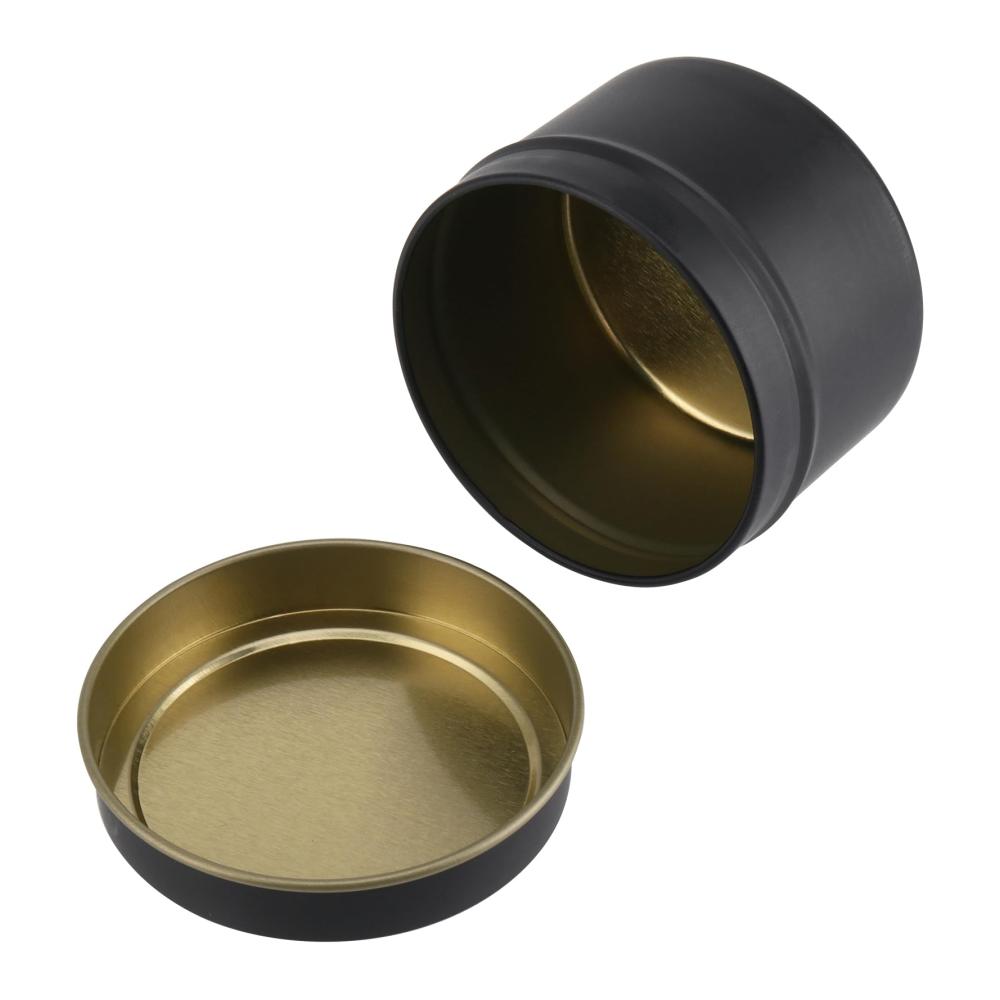 Entdecken Sie Kreativität Schwarze Kerzendosen Set & Zubehör für Kunstprojekte - 48 leere Metalldosen mit Deckel für Kerzenherstellung und Bastelspaß