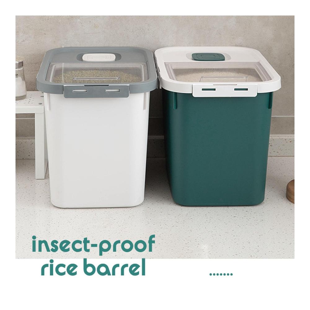 Organisiere und Schütze deine Vorräte mit unseren Müslidosen! 10 kg Kapazität transparenter Behälter mit Klappdeckel für einfache Nutzung. Perfekt für Tiernahrung Bohnen Körner und Mehl. Halte deine Küche ordentlich und deine Zutaten frisch