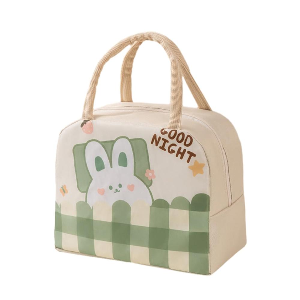 Cartoon Lunch Taschen für Kinder | Isolierte Lunchbag | Niedliche Tote Tasche | Wiederverwendbar & Wasserdicht | Ideal für Schule & Arbeit | Tragbare Lunchbox | 23x