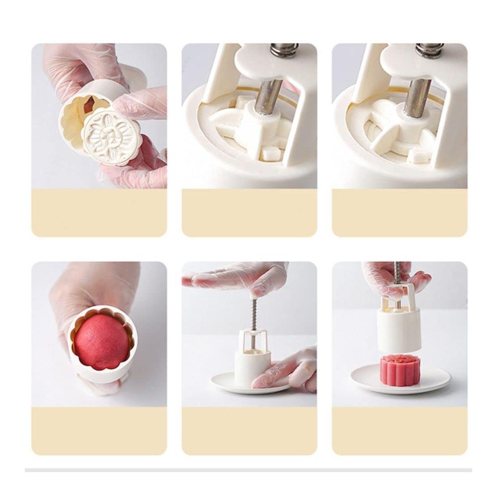 Kreative Gebäckpresse Niedliche Kaninchen Mooncake-Form für Herbstfest-Kuchen und Fondant. Handlich und vielseitig für perfekte Leck