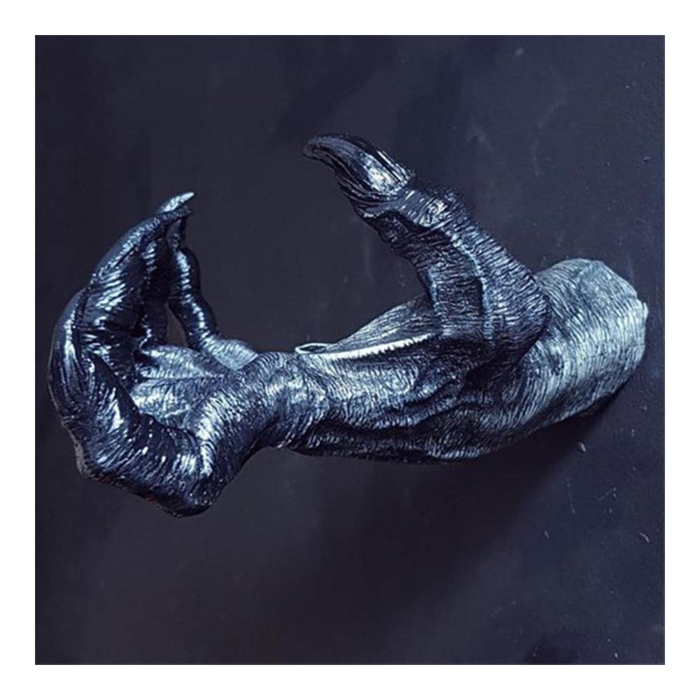 Entdecke die düstere Schönheit Gothic-Horror-Wandskulptur Hexendämonen-Hand – Ästhetische Kunst aus Harz für Zimmer & Outdoor - Handgefertigte Retro-Wandkunst & Schlüsselhalter