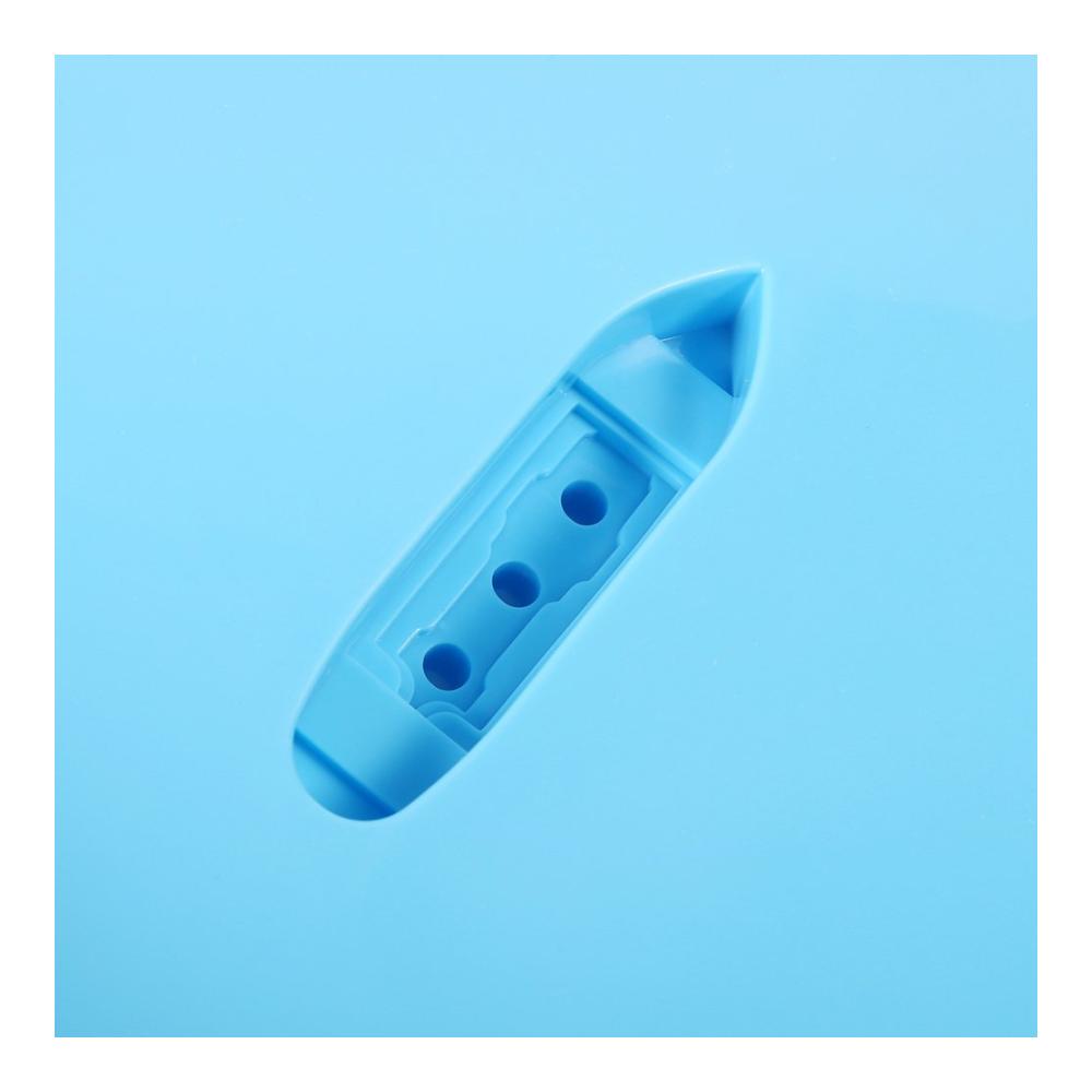 Entdecken Sie die Vielseitigkeit Silikondeckel Set - 3er Pack Dichtungsabdeckungen im Dampfschiff-Design für Topf Becher und mehr - Küchenhelfer in Blau