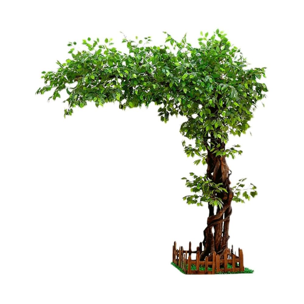 Entdecken Sie den Zauber der Natur mit unserem lebensechten Kunstbaum - 4 bis 9 Fuß hoch. Künstlicher Baum mit echten Holzstielen und realistischen Blättern. Bringen Sie Natur in Ihr Zuhause