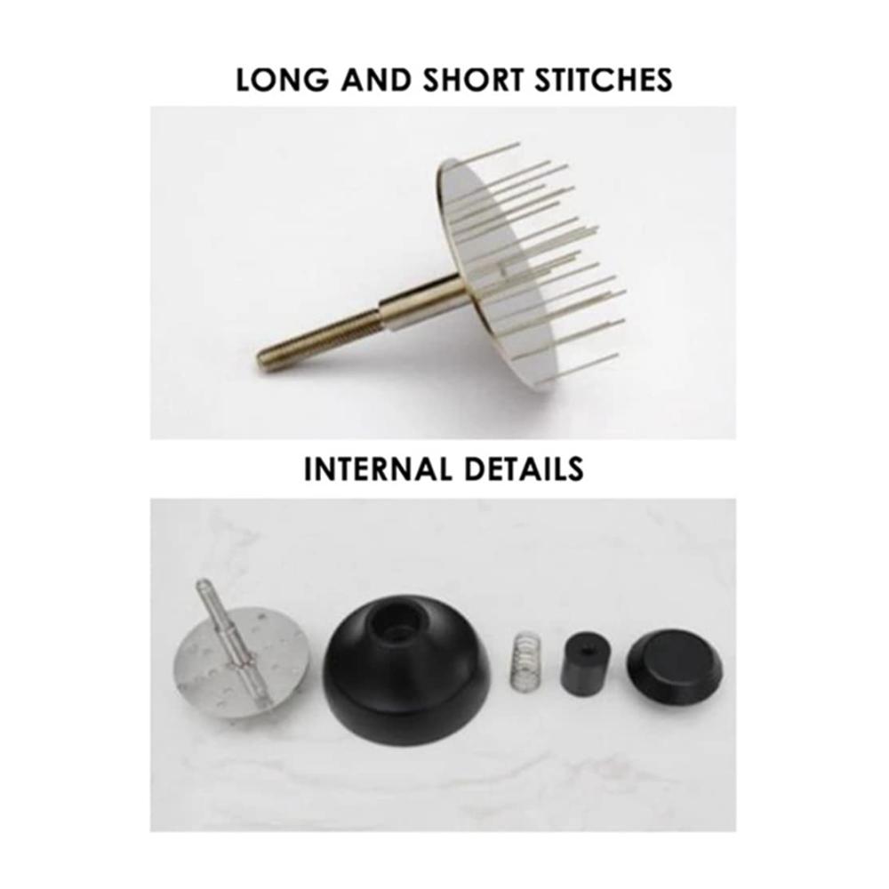 Hochwertiger 58mm Edelstahl Tamper & Verteiler – Perfekte Espresso Zubereitung mit präzisem Nivellierer Werkzeug – Robuster Siebträger Zubehör für Kaffeeliebhaber – Eleganter Silberlook