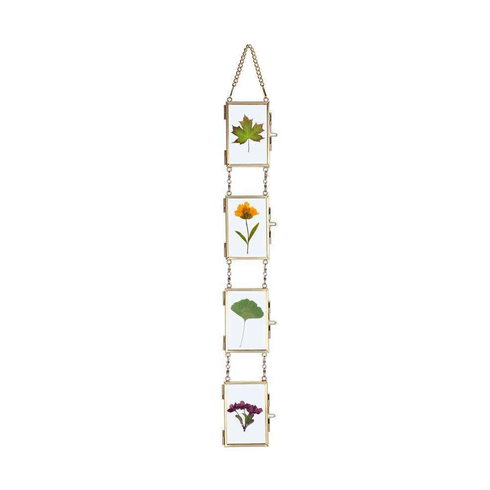 Exklusives Set 4 elegante Wand- & Tischrahmen aus Glas silberfarben 5x7 cm – Perfekte Präsentation für Ihre Lieblings