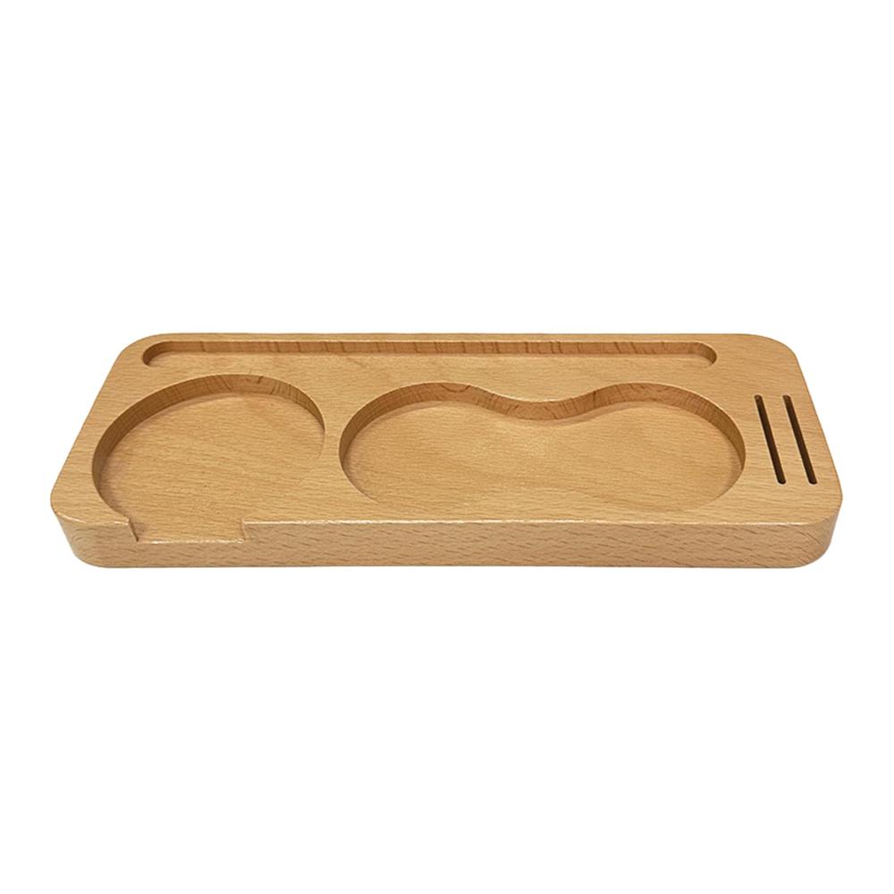 Perfekter Tamper-Ständer aus robustem Holz | Espresso & Kaffee-Tamping-Station | Unverzichtbares Zubehör für Kaffeeliebhaber | Praktisches Geschenk