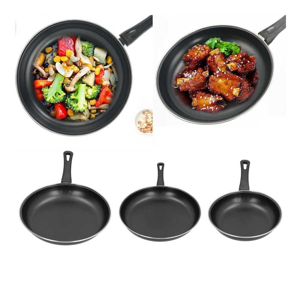 Erstklassiges Kochgeschirr-Set mit Crepe-Pfannen (3-teilig) | Antihaftbeschichtet PFAS- & PTFE-frei | Perfekt für Eierpfanne & exquisite Gerichte | Kochen wie ein Profi