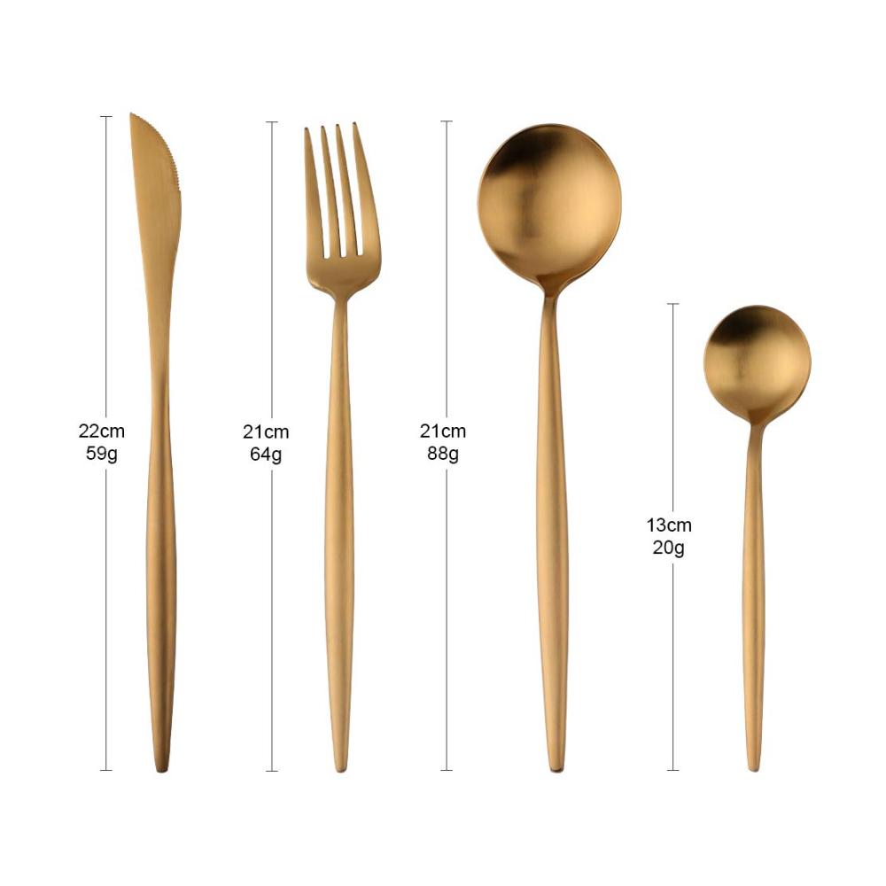 Exquisites 6-teiliges Kaffee & Mokkalöffel Set - Hochwertiges Goldbesteck aus Edelstahl - Elegantes Geschirr-Set für den täglichen Gebrauch und besondere Anlässe - Perfekte Ergänzung zu Ihrer Tischkultur