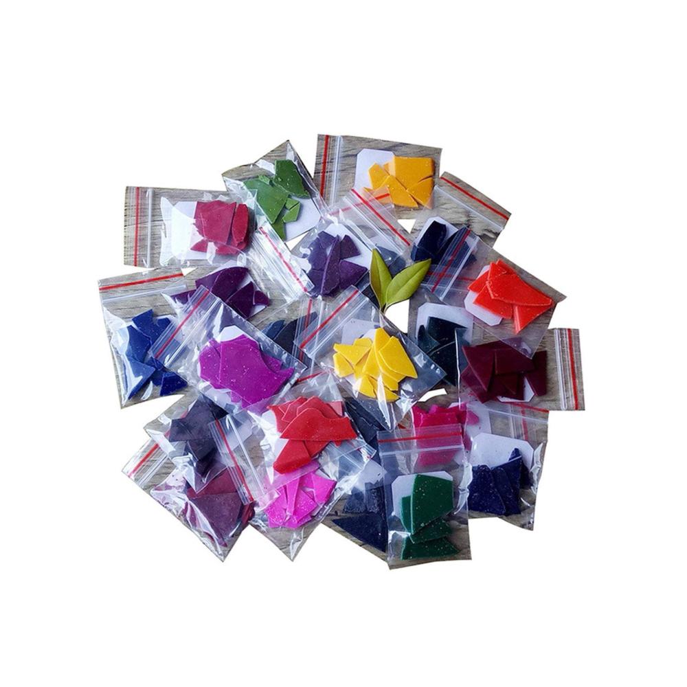 Verleihen Sie Ihren Kerzen Glanz! 24 Farben Kerzenfarbe - Kerzenfarbstoff-Set für DIY Kerzen aus Soja- und Paraffinwachs. Brillante Wachsfarben für kreative Meisterwerke. Inklusive 24 Beutel à 2