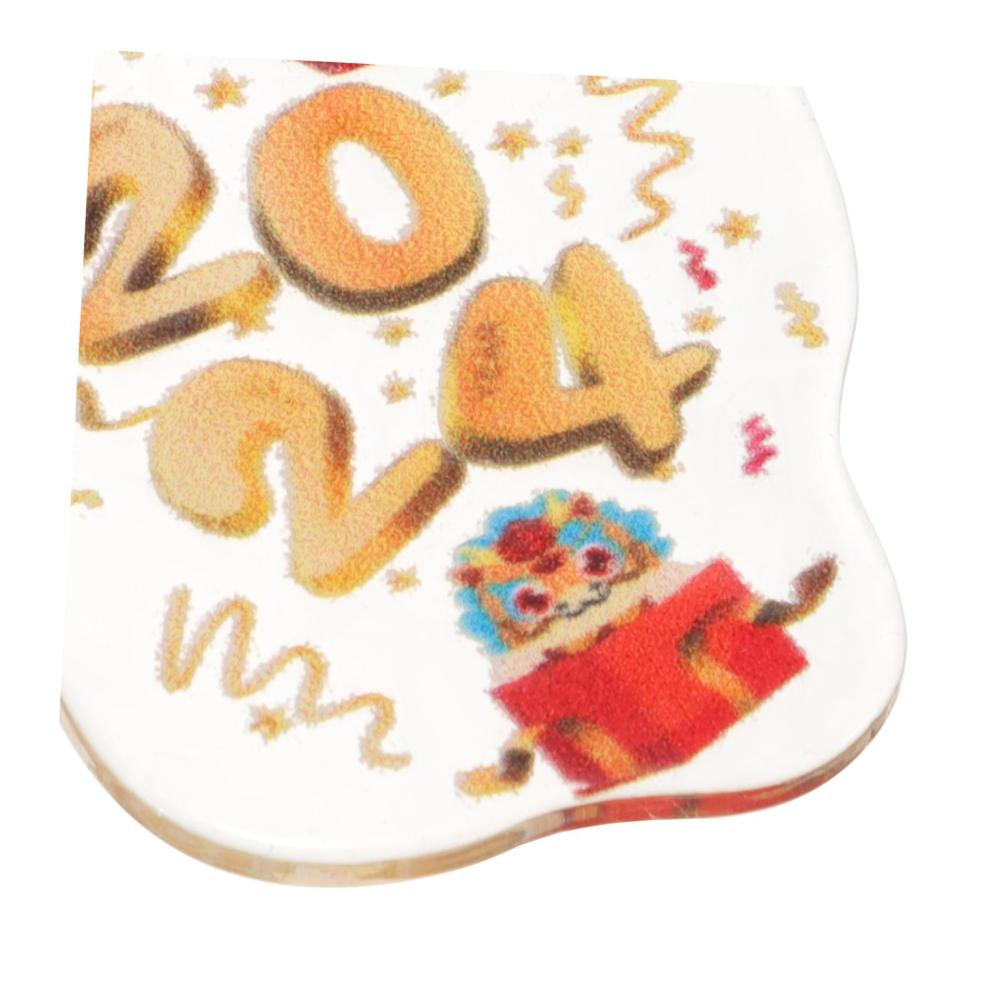 10St Schmuckanhänger Silvestergeschenk 2024 Halloween Dekoration für Halskette & Armband - Einzigartige Anhänger Charme für stilbewusste Frauen & Mädchen - Hochwertiges Acryl & trendiges Design. Ideal als Geschenk