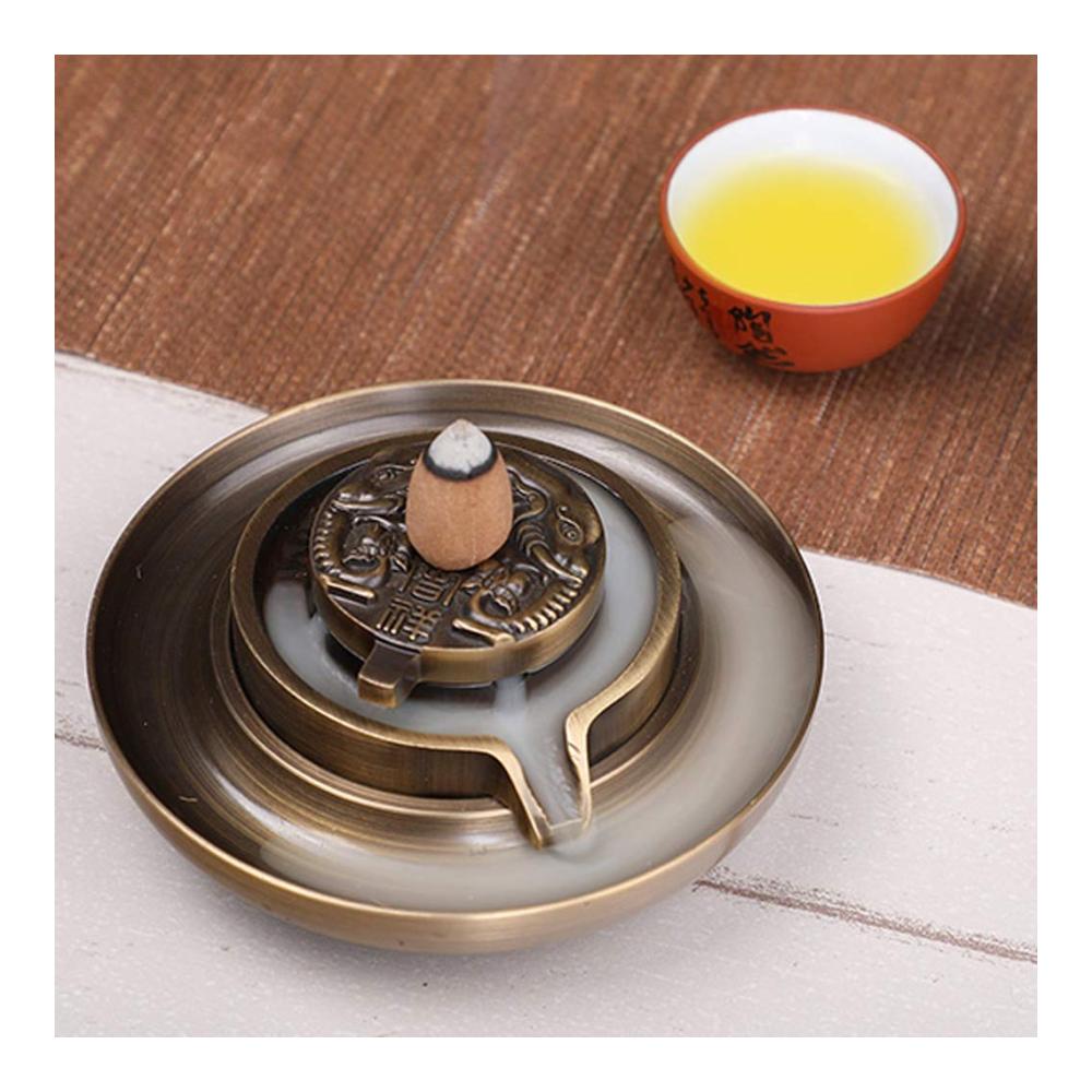 Entdecken Sie die Kunst der Entspannung Großes Räuchergefäß Design für Zuhause - Rückstau Kreativer Duftbrenner für Sandelholz Buddha Ambiente - Räucherstäb