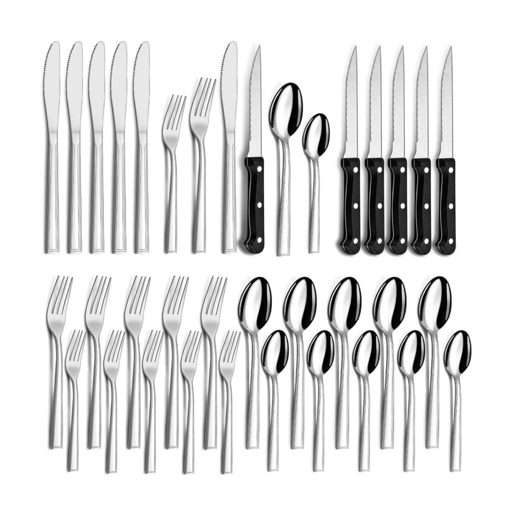 36 Teilig Besteckset mit Steakmesser