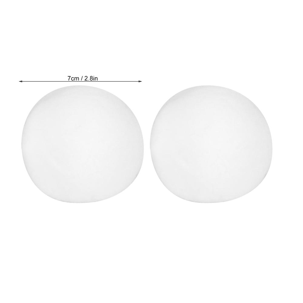 Premium Kunstschnee 50 weiße Schneebälle 7 cm groß - Perfekt für Weihnachtsdeko & Schneeballschlachten drinnen & draußen - Winterzauber für Ihr Zuhause