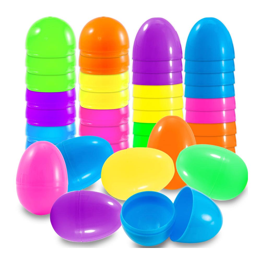 Entdecken Sie müheloses Eierschneiden Hochwertiger Eierschneider für saubere Schnitte - 50 PCS Bunte Ostereier aus robustem Kunststoff für Osterüberraschungen Partys und Geschenke. Perfekt für Ostern Jagd und thematische Fe