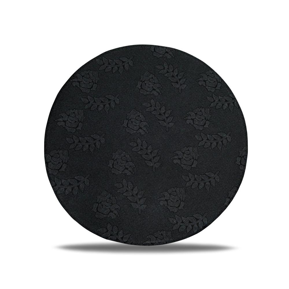 Anime Demon Slayer Teppich - Stilvoller Runder Teppich für Mädchen mit Rosa Akzenten - Weiche Fußmatte für Zuhause - Kamado Nezuko Design - 80x80 cm - Perfekte Ergänzung für jede Te