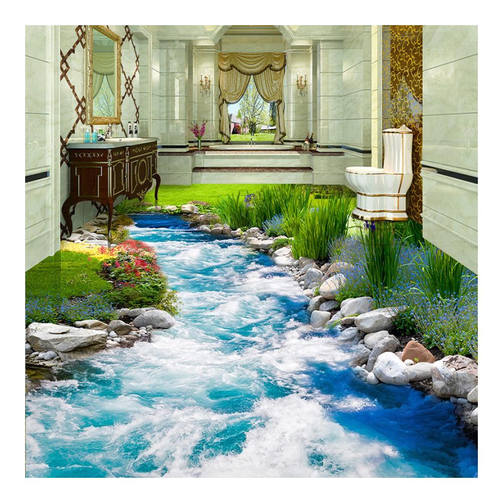 Verleihen Sie Ihrem Zuhause Glanz mit hochwertigen Fliesenaufklebern – Selbstklebende 3D-Bodenaufkleber für ein einzigartiges Ambiente – PVC wasserfest – 430 cm x 300 cm