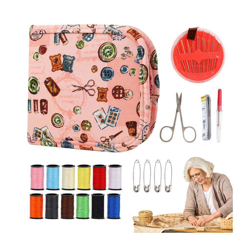 Entdecken Sie das ultimative DIY-Nähset für Anfänger Stick-Nähset mit Etui für unterwegs - Perfektes Geschenk für Mama Oma und erwachsene Nähliebhaber