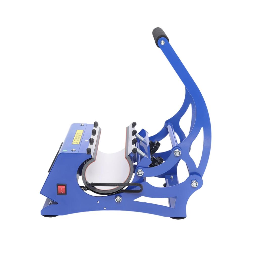 Profi-Druckpresse 600W Wärmepresse für Becher 0-200℃ 220V 50Hz - 6 Untersetzer inklusive - Perfekte Tassen-Druckmaschine für Kaffe