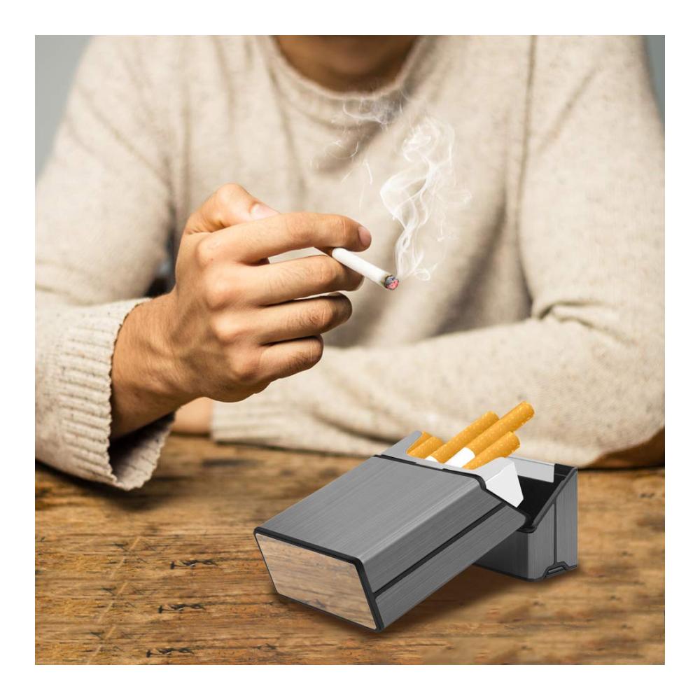 Entfachen Sie den Stil X-Lighter XL069 Set mit USB-Feuerzeug und Zigarettenetui - 20er Pack 84mm Zigaretten winddicht & wiederaufladbar - Perfektes Vatertagsgeschenk für Männer und Papa