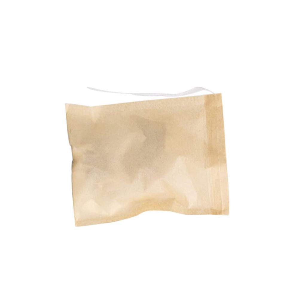 300 Stück Teefilterbeutel mit Kordelzug - ungebleichter Verschluss - leer - für Küchenpulver und Kräuterblätter - 6x8 cm - Premium-Qualität