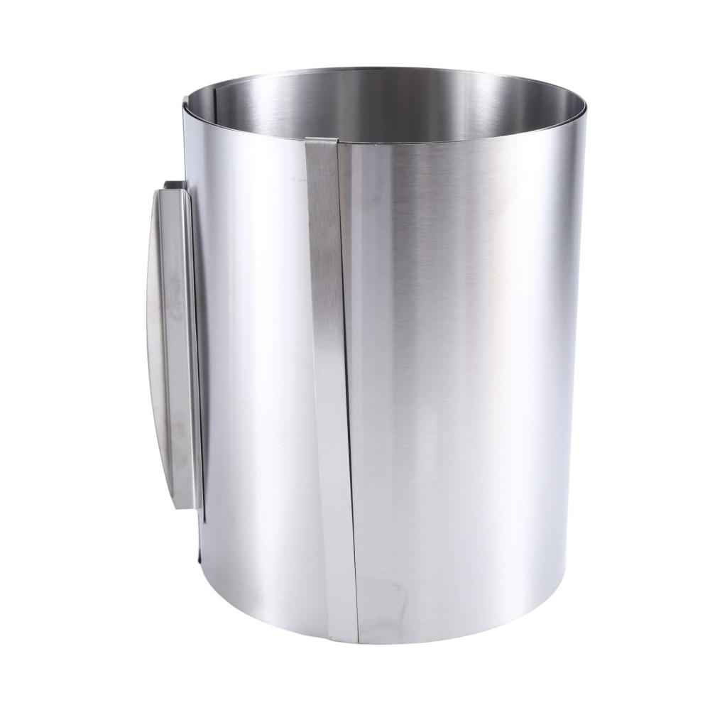 Entfalte Meisterhaftes Backen Verstellbarer Edelstahl-Tortenring für Perfekte Kreationen! Silberne Kuchenform Hoch 20 cm Backring Verstellbar und Stilvoll - Genieße Einfache Zubereitung und Präsentation. Backspaß Perfektioniert
