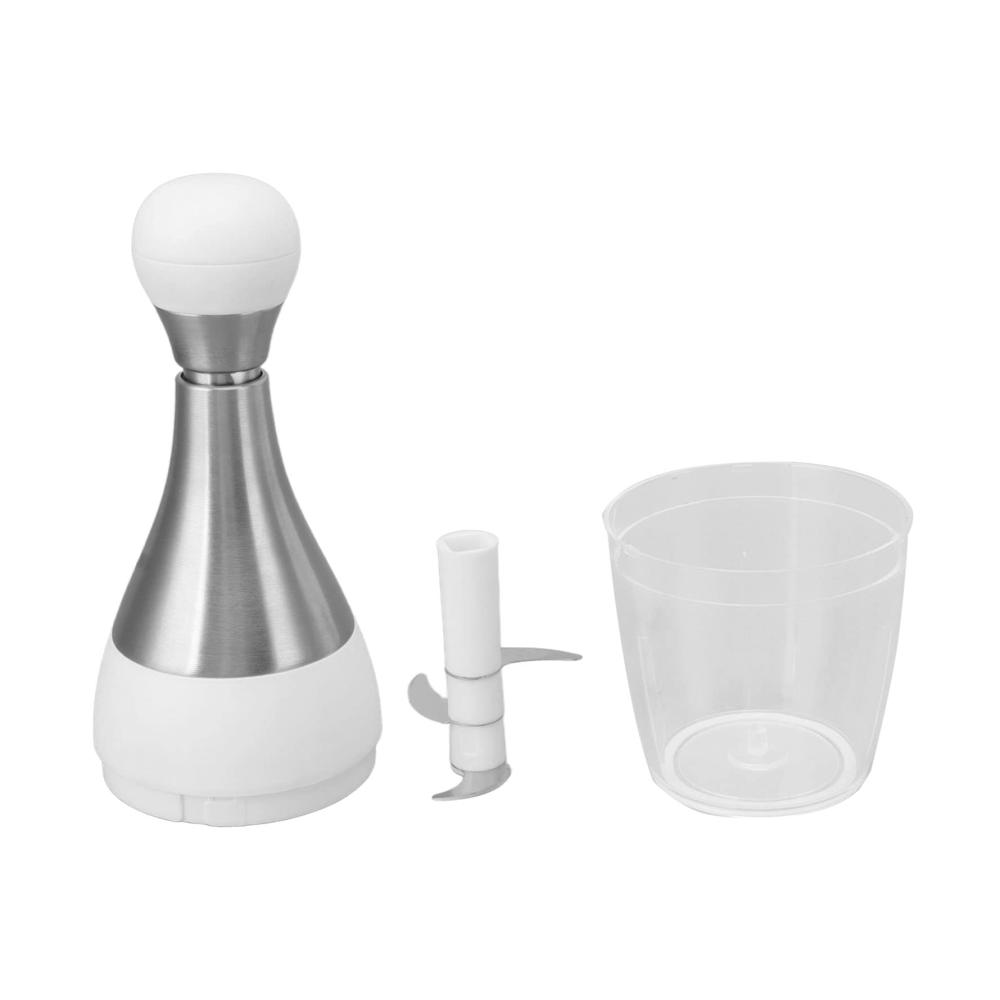 Premium Knoblauchpresse aus 304 Edelstahl | Manueller Gemüsezerkleinerer für müheloses Kochen | Handlicher Küchenhelfer für Zwiebeln Nüsse & mehr | Stilvolles Kochzubehör für den täglichen Heimbedarf
