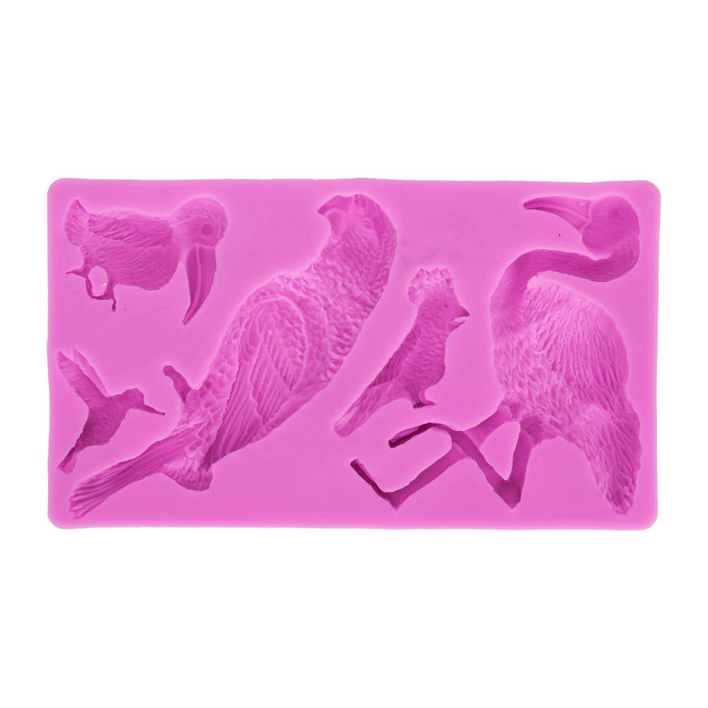 Entdecken Sie Kreativität mit unseren hochwertigen Motivbackformen! Vogel-Silikonform für DIY-Kuchen Kekse Schokolade - Authentische Tierformen für einzigartige Dessert-Dekorationen. Backspaß pur