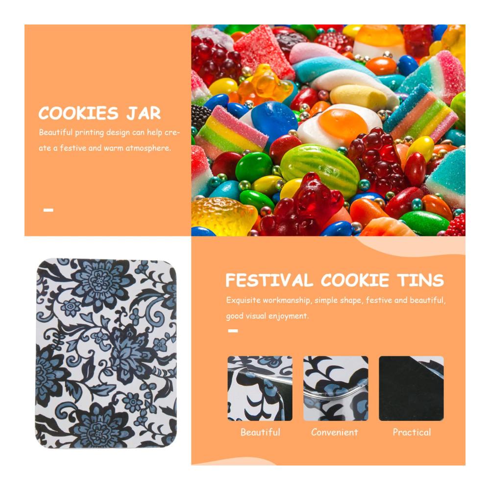 Vintage Keksdosen-Set | Metall-Süßigkeitsdose für Retro-Liebhaber | Dekorative Keksaufbewahrung mit Deckel für Zuhause und Bankett | Ideales Geschenk für Partyfreunde