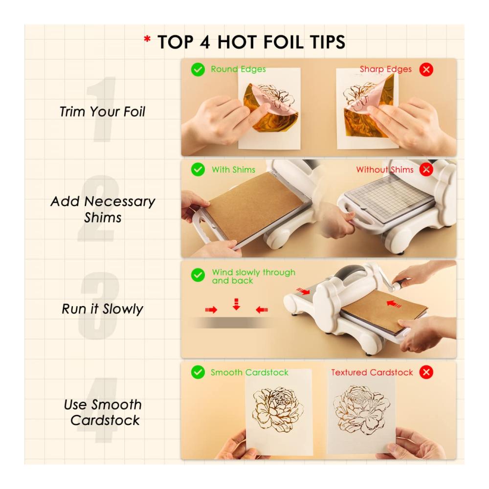 Foilpress Heat Press Crafting Profi-Druckpresse für UK 220V Kartenherstellung Scrapbooking Kits Folierplattform Glimmer System Prägung von Papier Leder & Vinyl Übertragung von Folien - Deine ultimative Folienpressen