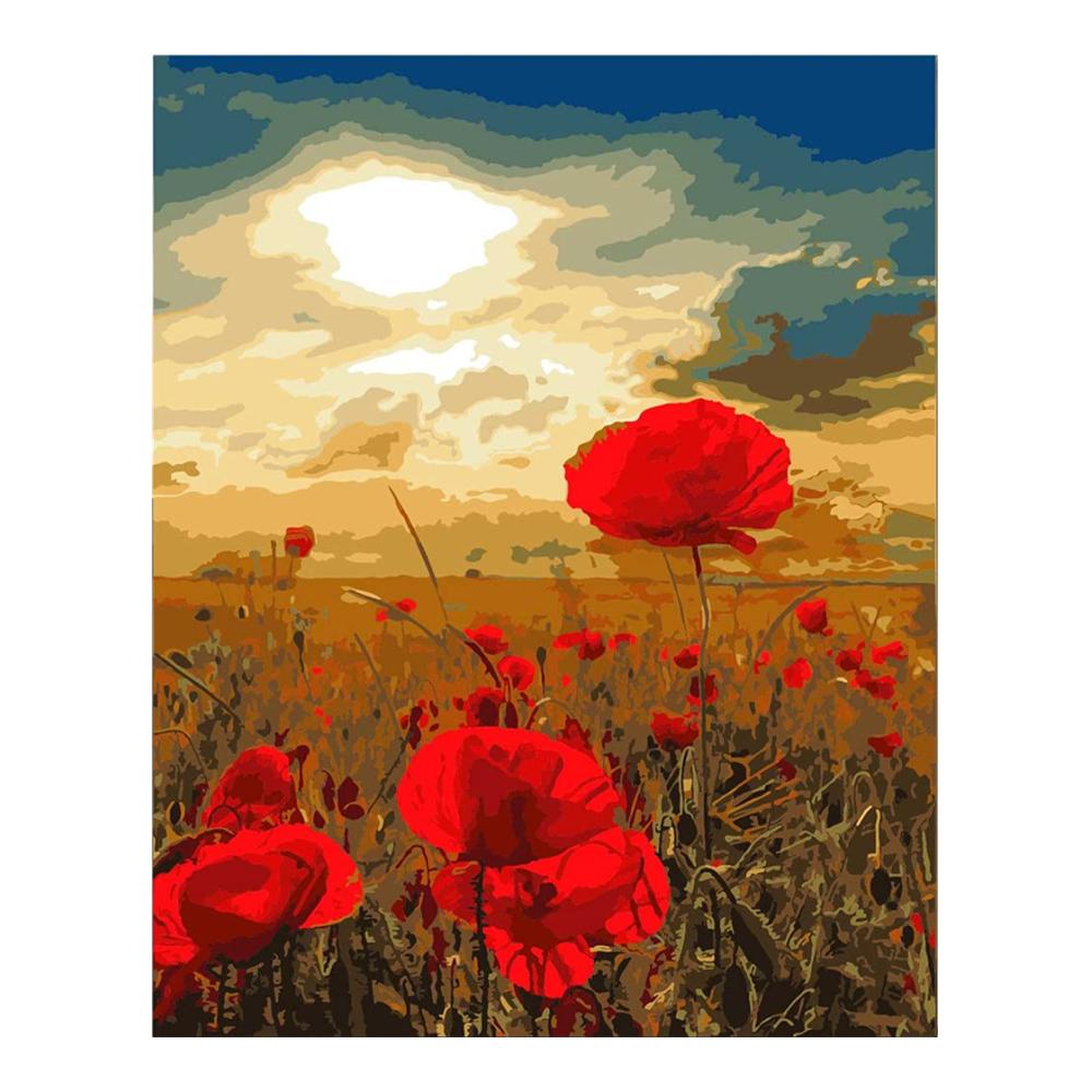 Rote Mohnblumen