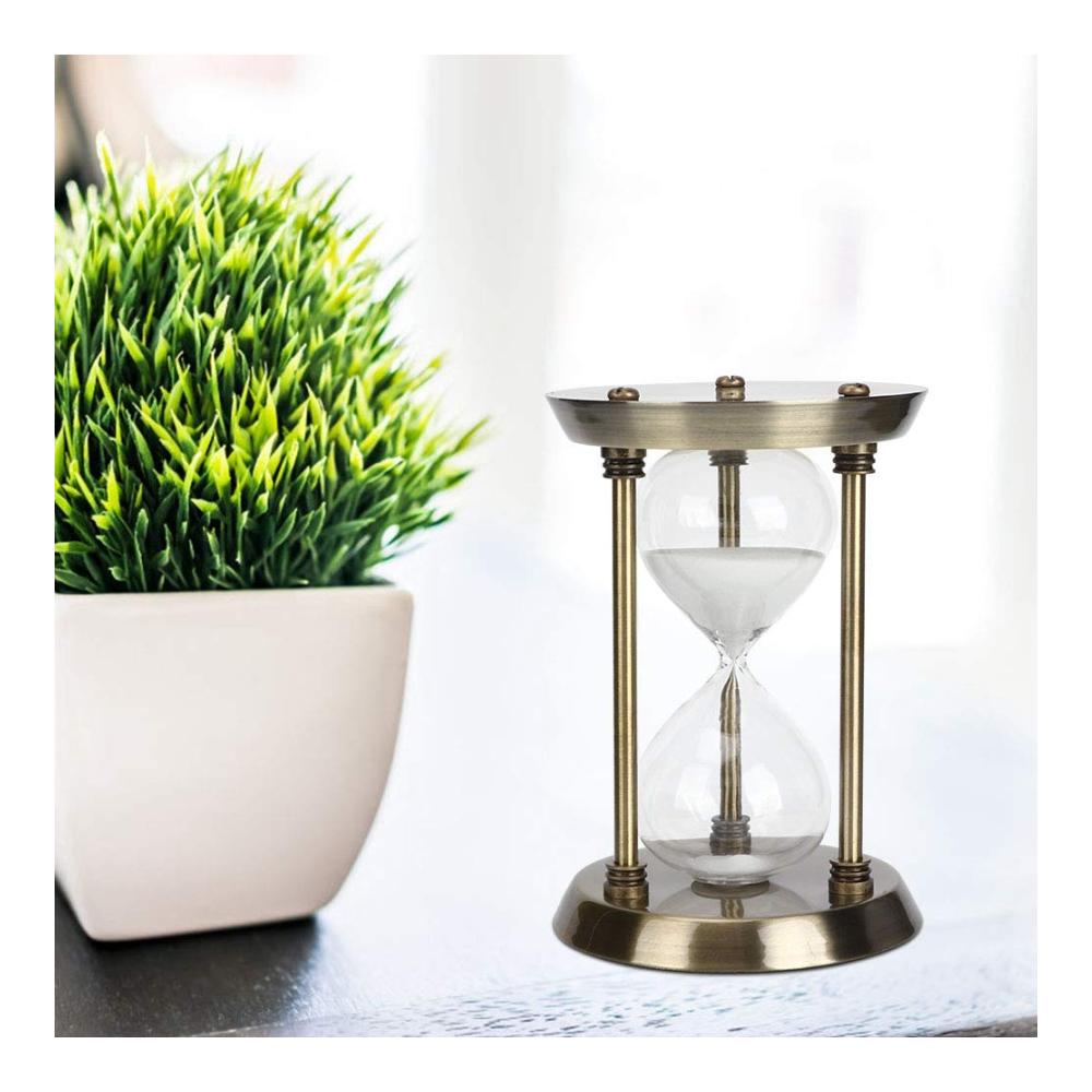Elegante Sanduhr Eieruhr für Küche & Büro - Zeitmanagement Glas Timer Stilvolles Heimdekor & Schreibtisch Accessoire Ideales Geschenk für Freunde &