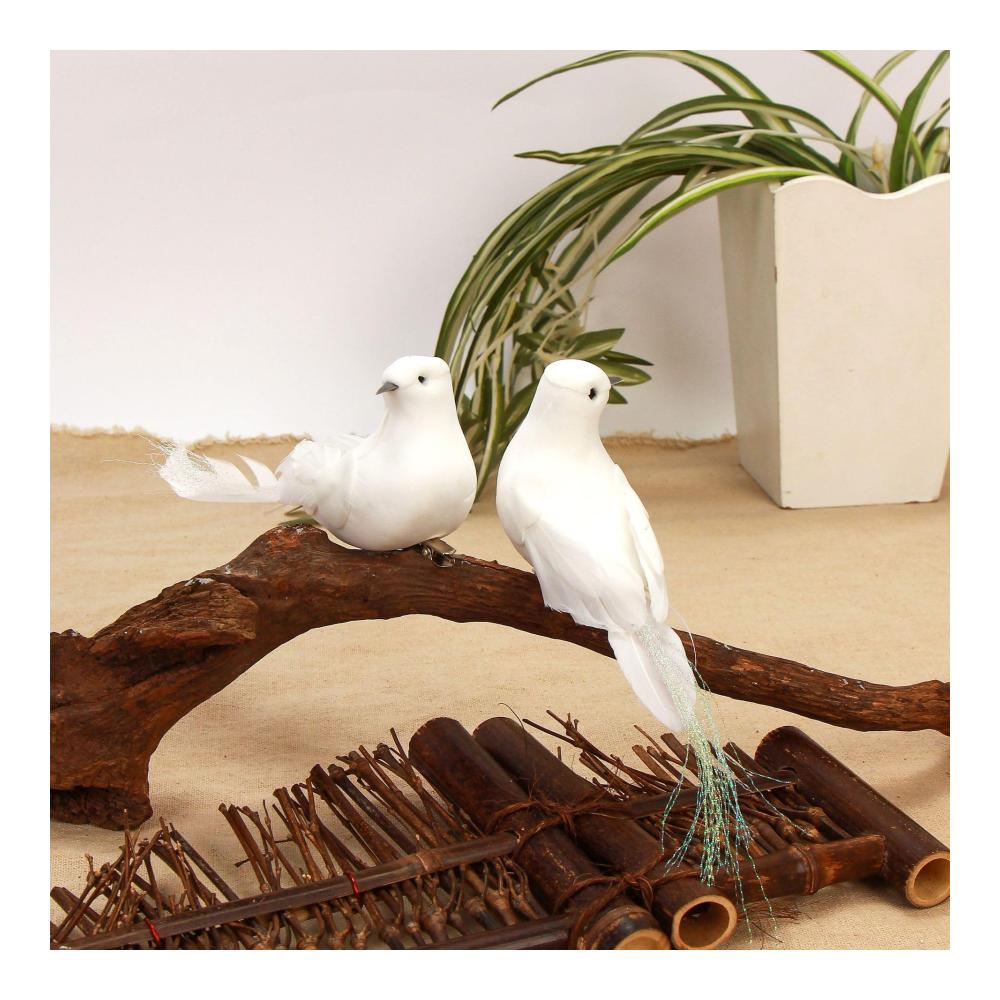 Verleihen Sie Ihrem Garten Eleganz mit unserem Spitzen-Simulierter Vogel 12-teiliges Set! Realistische Taubenfreigabe für Garten Familie und Hochzeit. Weiße Taube Ornamente mit simulierte Feder perfekte Gartendekoration und Kunsthandwerk. Entdecken Sie die Schönheit der Natur in Ihrem Zuh