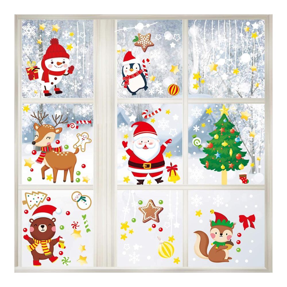 Erstellen Sie eine zauberhafte Winterlandschaft mit unseren Weihnachts Fensterbildern! Dekorieren Sie Ihre Fenster mit wundervollen Schneeflocken und winterlichen Motiven. Perfekt für eine festliche Atmosphäre