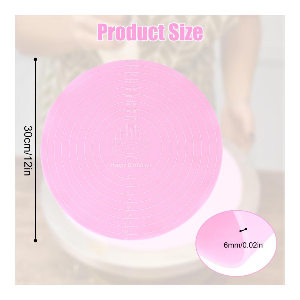 Entdecken Sie die Magie des Backens mit unseren 2 Stück Runden Silikon Backunterlagen! Non-Stick rutschfest und mit Skala für präzises Arbeiten. Ideal für Theken Ofen und Tortenkrusten. Backmatten die das Backen zum Vergnügen machen