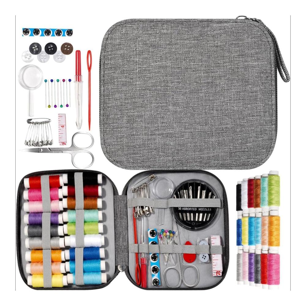 Entdecken Sie unser 86-teiliges Professionelles Nähset für Erwachsene | Inklusive Reise-Nähset und Nähkasten-Set | Hochwertiges Nähgarn-Set und DIY-Nähzubehör | Perfektes Anfänger-Nähset