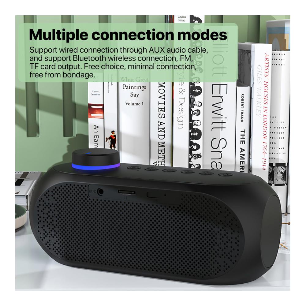 Digitaler LED Wecker mit einstellbarer Anzeige und farbigem Nachtlicht - USB wiederaufladbarer Wecker mit Bluetooth-Lautsprecher FM-Radio und Dual-Alarm - Moderne Uhr für Schlafzimmer und Büro