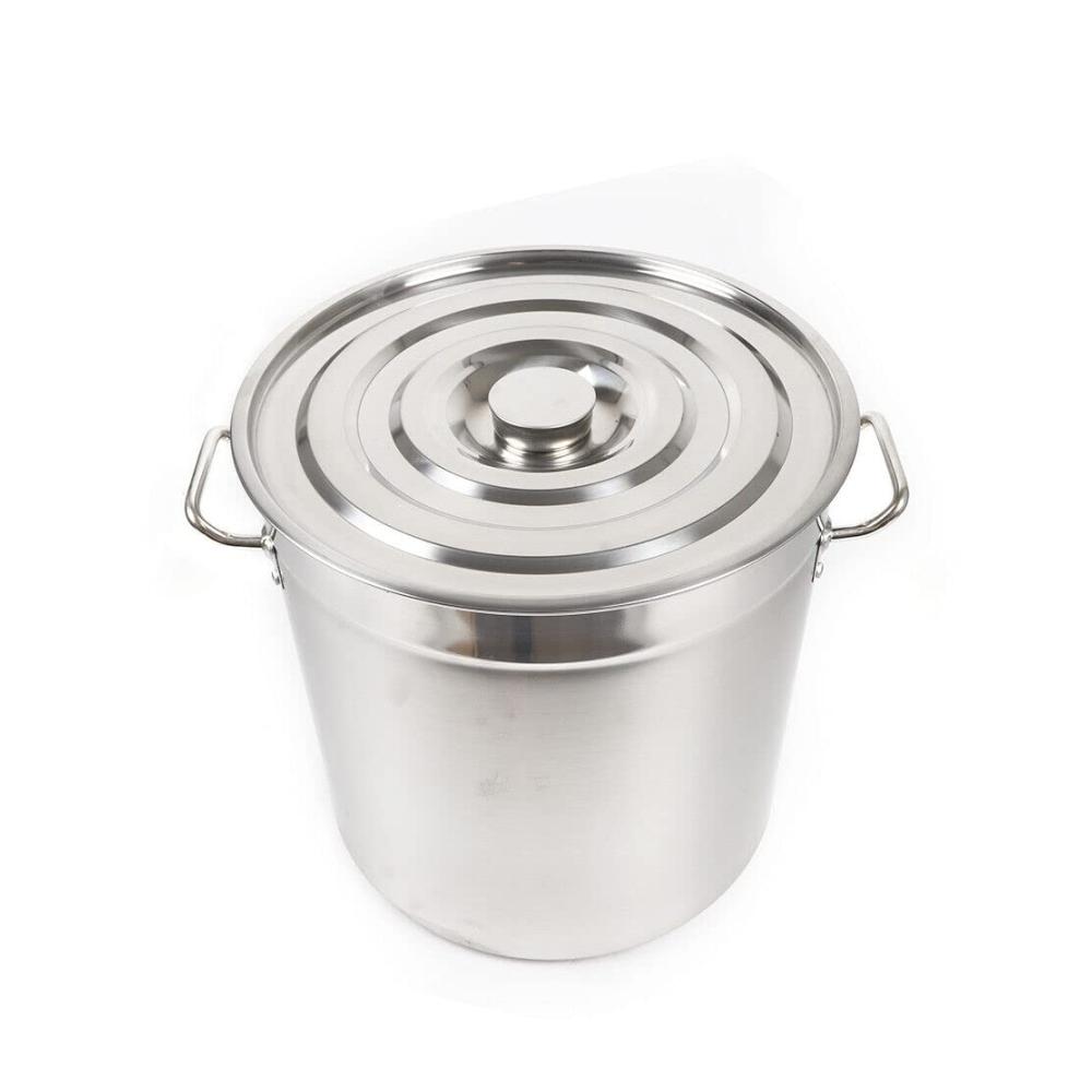 Entdecken Sie die Vielseitigkeit des Kochens mit unseren hochwertigen Suppentöpfen! Großer 50L Edelstahl-Kochtopf ideal für Eintöpfe und mehr. Multifunktionale Pfanne für täglichen Gebrauch mit praktischem 201 Edelstahl Deckel zum Kochen und Aufbewahren. Rostfreiem Stahl sorgt für Langlebigkeit