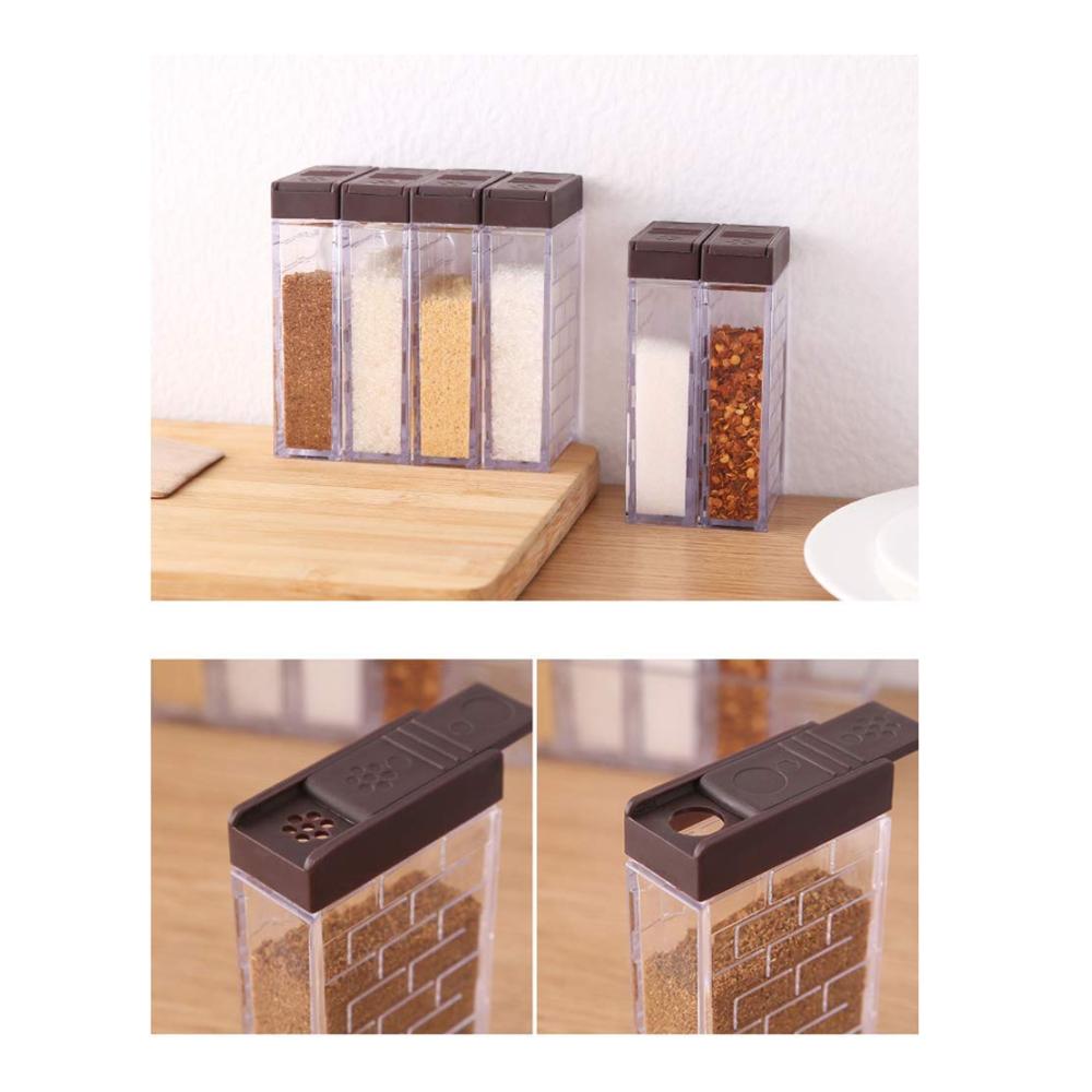 Fellibay Gewürzgläser Set – Praktisches Aufbewahrungsset für Gewürze & Dressings 12-teiliges Gewürzbox Set aus robustem Kunststoff