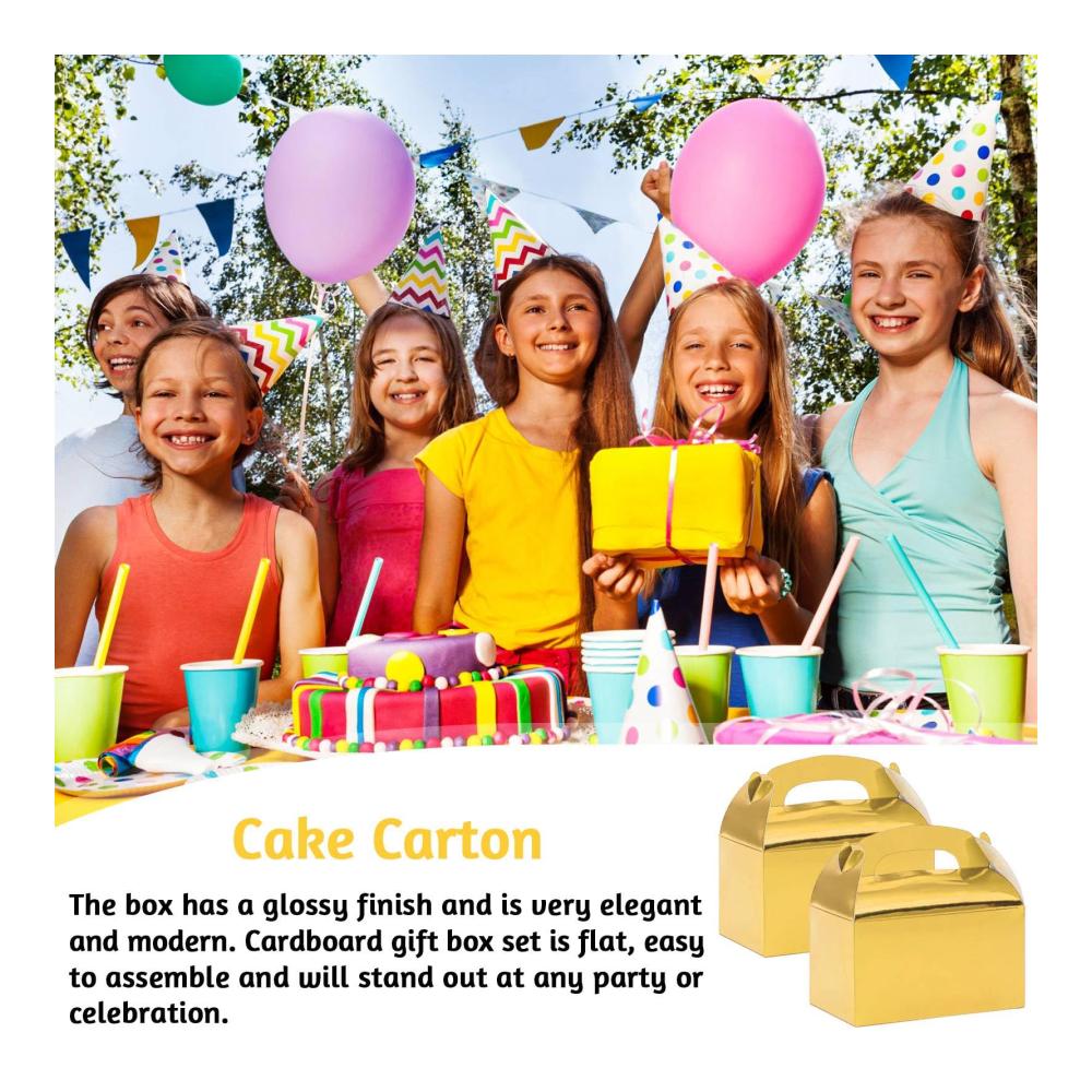 Goldene Hochzeitsdekoration Elegante Gastgeschenkboxen für unvergessliche Momente - 12 Stk. Geschenkboxen aus stabilem Karton ideale Geschenkverpackung für Weihnachten Kindergeburtstage und Hochzeitsfeiern