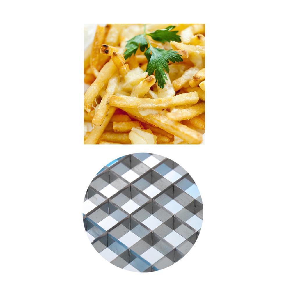 Hochwertiger Kartoffelschneider aus Edelstahl | Gemüseschneider für schnelles Schneiden von Obst Gemüse und Zwiebeln | Perfekt für Tomaten und Kartoffeln