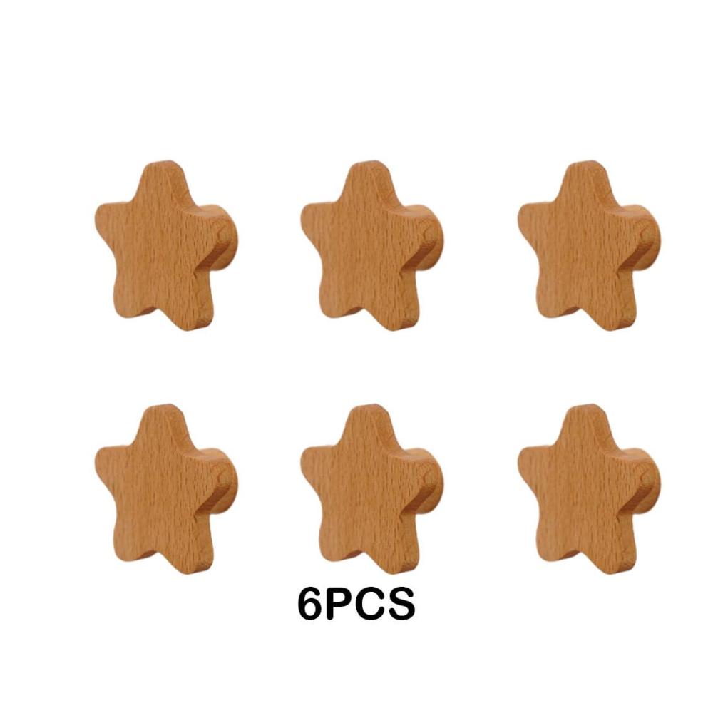 Entdecken Sie Stil mit Kommodenknöpfen & -griffen Holz-Schubladenknöpfe mit Cartoon-Motiv für langlebige Eleganz. Vielseitige Anwendung in Schränken inklusive Schraubenset. Holen Sie sich hochwertige Holz-Möbelgriffe mit einem Hauch von Sternen